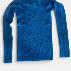 Lululemon Swiftly Tech Long Sleeve Blue Heathered